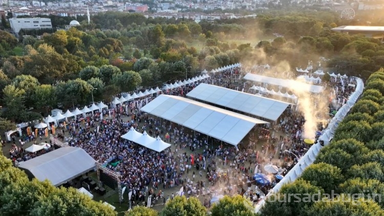 Bursa Gastronomi Festivali 3 günde 500 bin ziyaretçi ağırladı