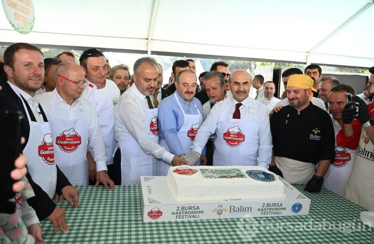 Bursa Gastronomi Festivali 3 günde 500 bin ziyaretçi ağırladı