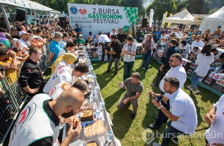 Bursa Gastronomi Festivali 3 günde 500 bin ziyaretçi ağırladı