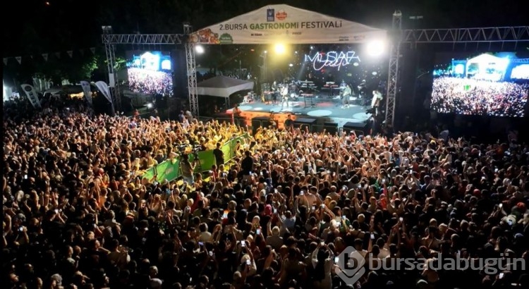 Bursa Gastronomi Festivali 3 günde 500 bin ziyaretçi ağırladı