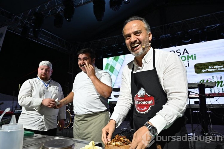 Bursa Gastronomi Festivali 3 günde 500 bin ziyaretçi ağırladı