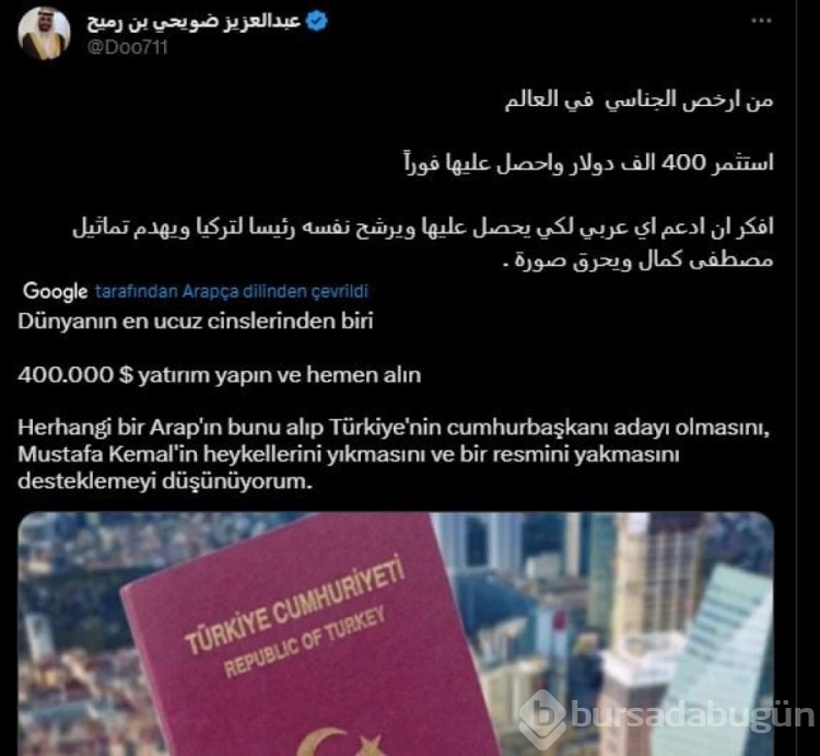 Kuveytli yazardan Türkiye'ye ve Atatürk'e karşı skandal sözler