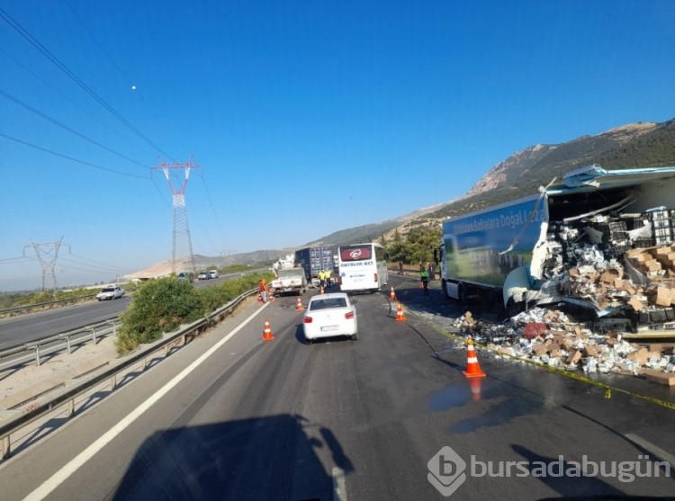 Bursa Ankara otobanında kaza!