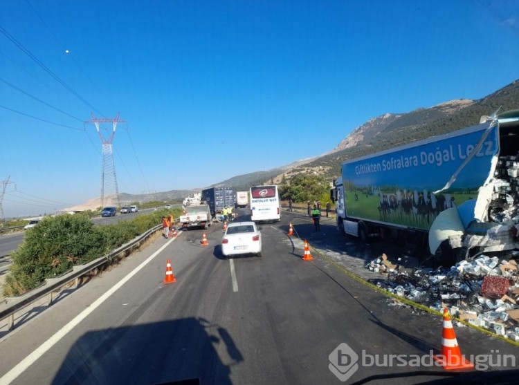 Bursa Ankara otobanında kaza!