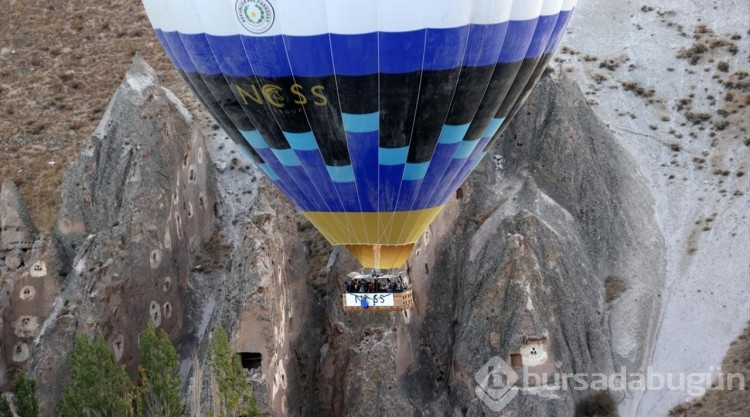 Sıcak hava balonları, Kayseri semalarında süzülüyor
