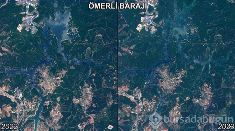 İstanbul barajlarının içler acısı hali uydudan görüntülendi!
