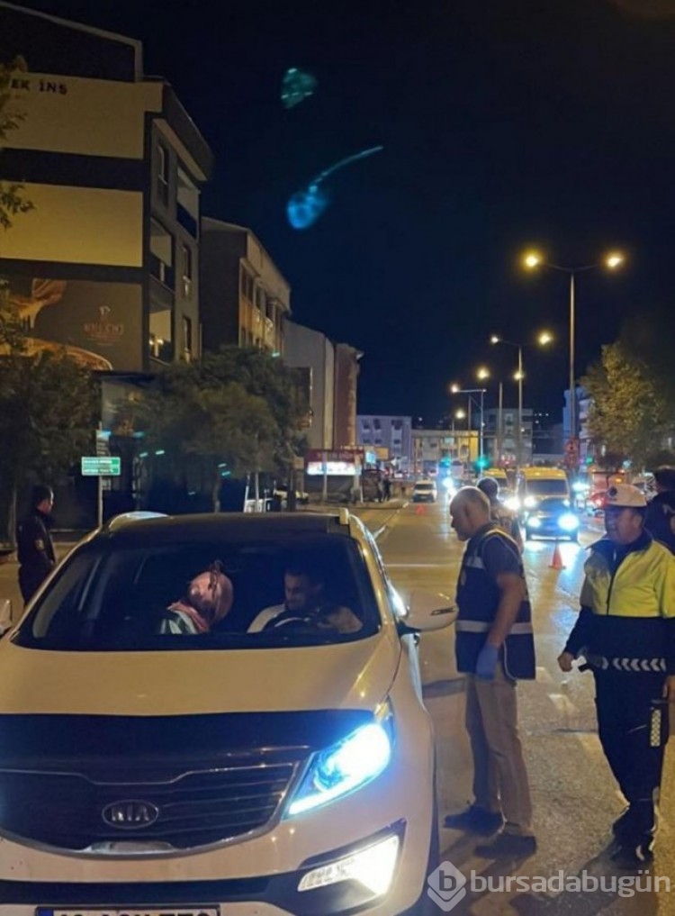 Bursa Emniyet Müdürlüğü uygulamalarına devam ediyor