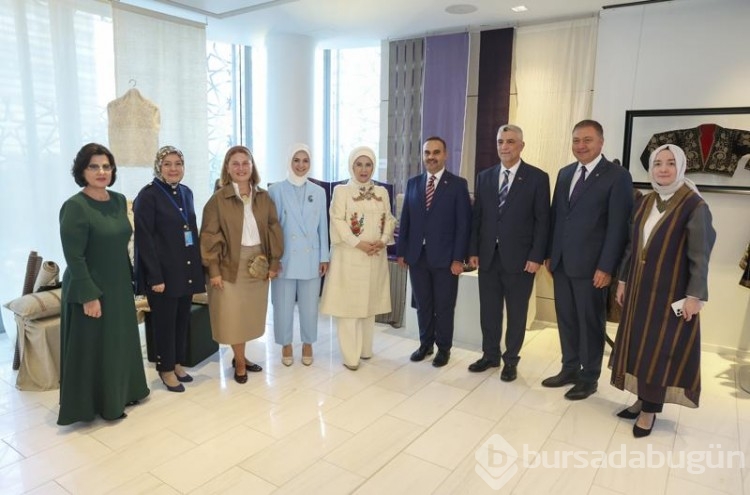 Emine Erdoğan Anadolu tekstilini devlet başkanlarının eşlerine tanıttı