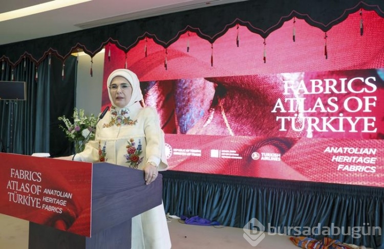 Emine Erdoğan Anadolu tekstilini devlet başkanlarının eşlerine tanıttı