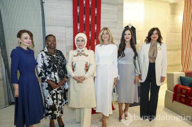Emine Erdoğan Anadolu tekstilini devlet başkanlarının eşlerine tanıttı