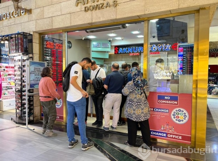 Faiz kararı öncesi Bursa Döviz Büroları'nda durum nasıl?