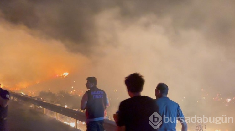 Malatya'da dağdaki yangın 3 saatte kontrol altına alındı