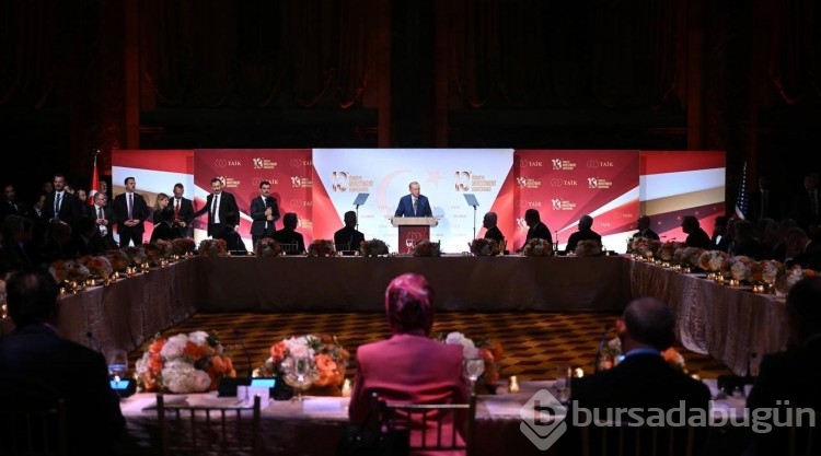 Cumhurbaşkanı Erdoğan, Türk-Amerikan İş Konseyi yemeğine katıldı
