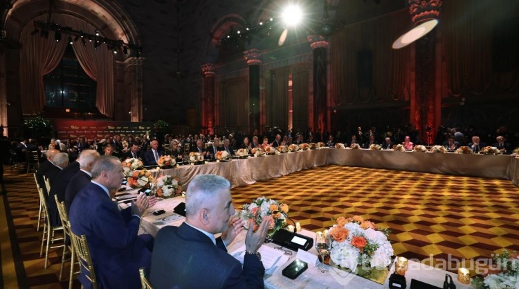 Cumhurbaşkanı Erdoğan, Türk-Amerikan İş Konseyi yemeğine katıldı