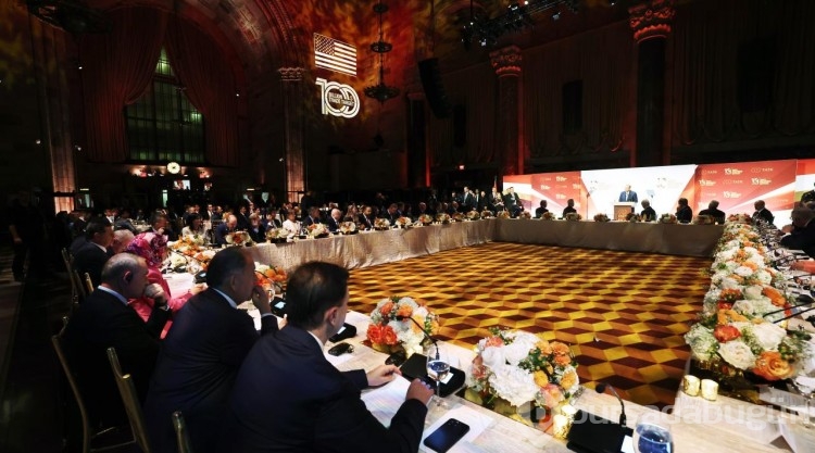 Cumhurbaşkanı Erdoğan, Türk-Amerikan İş Konseyi yemeğine katıldı