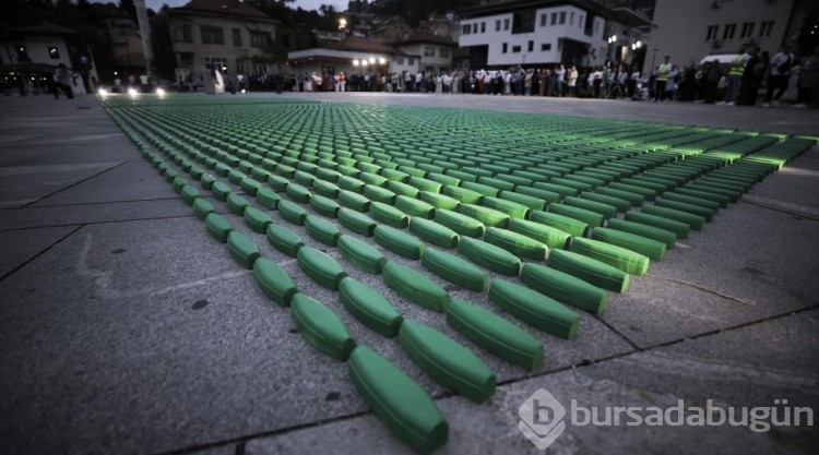 Srebrenitsa soykırımının 28. yılında Saraybosna'da anma etkinliği düzenlendi