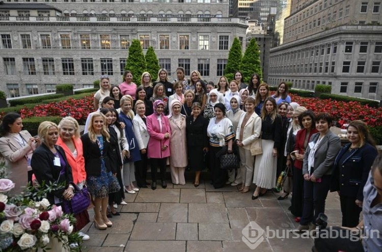 Emine Erdoğan New York'ta 'dünyaya yön veren kadınları' anlattı
