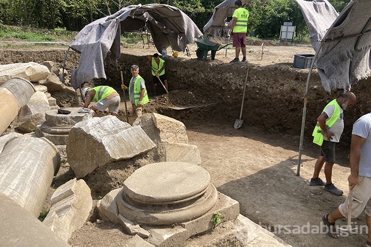 Amasra'daki Roma dönemine ait heykel başı bulundu