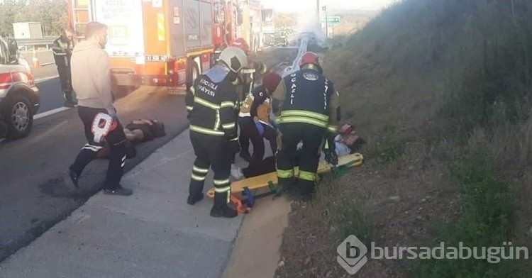 Kuzey Marmara Otoyolu'nda korkunç kaza!