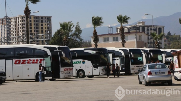 Depremlerde hasar alan Antakya Otobüs Terminali onarıldı

