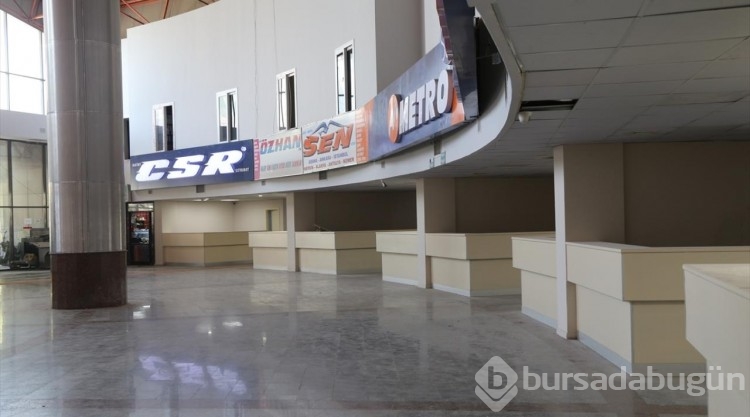 Depremlerde hasar alan Antakya Otobüs Terminali onarıldı
