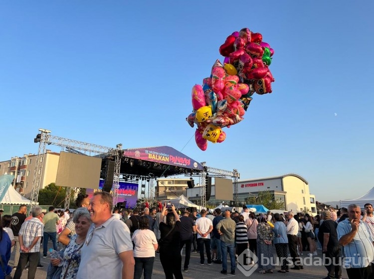 Balkan Panayırı tüm coşkusuyla Bursa'da başladı 