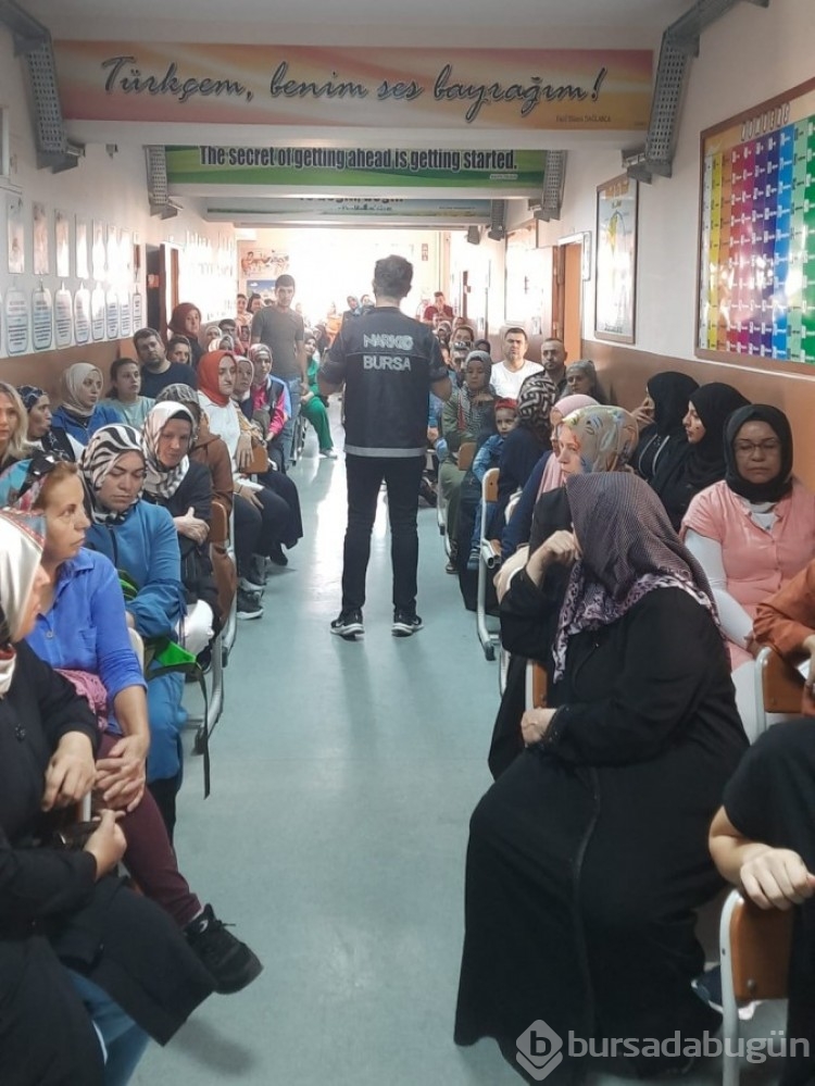 Bursa Emniyet'i uyuşturucu ile mücadele eğitim faaliyetleri düzenlendi
