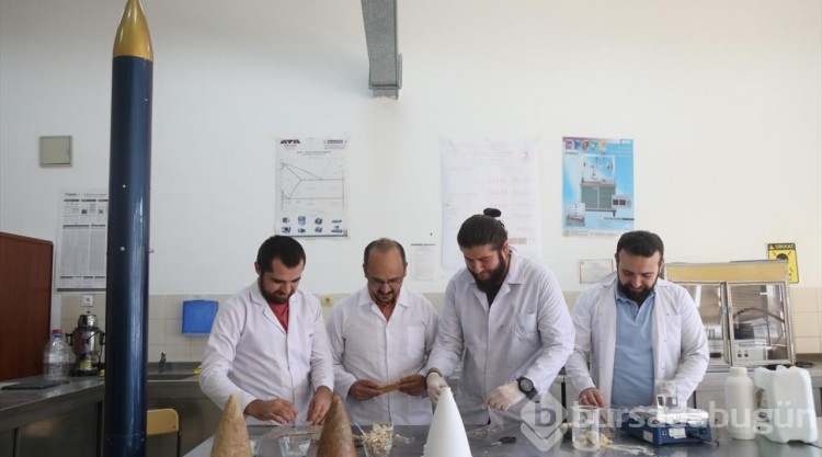 Kenevir lifinden roket burun konisi ürettiler