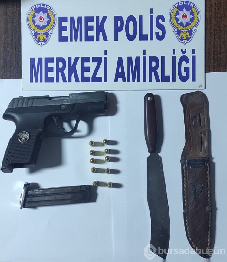 Bursa'da, huzur operasyonları gerçekleşti