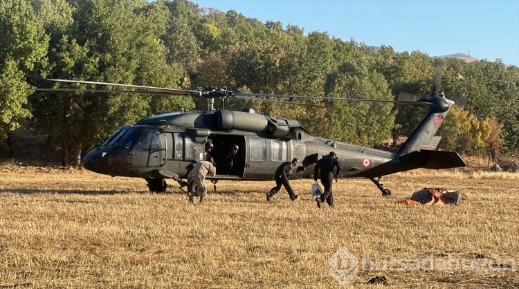 Adıyaman'da keşfedilen tarihi eserler askeri helikopterle taşındı