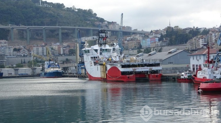 'Barbaros Hayrettin Paşa' 1 yılın ardından tekrar Trabzon Limanı'nda