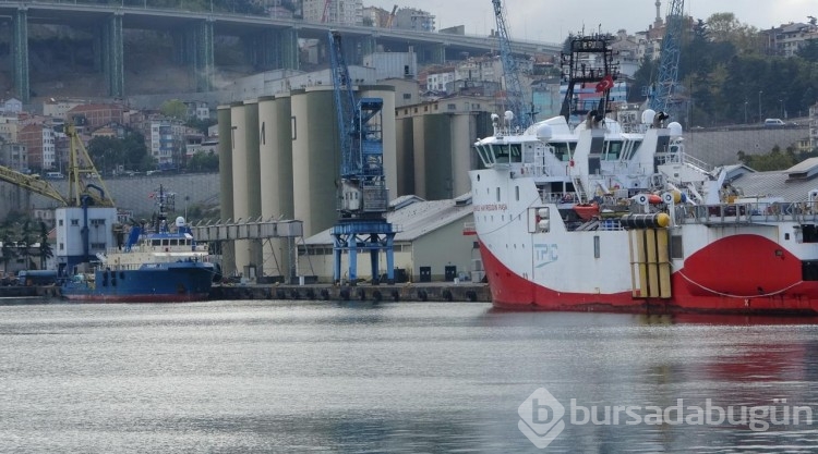 'Barbaros Hayrettin Paşa' 1 yılın ardından tekrar Trabzon Limanı'nda