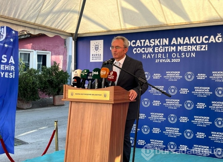 Bursa Büyükşehir, Hocataşkın Mahallesi'ne Ana Kucağı kazandırdı