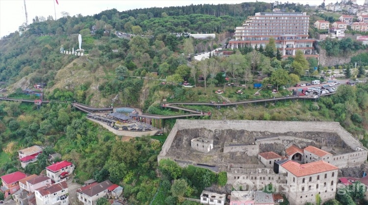 Trabzon'u 1 milyon 46 bini aşkın kişi Boztepe'den "kuşbakışı" izledi