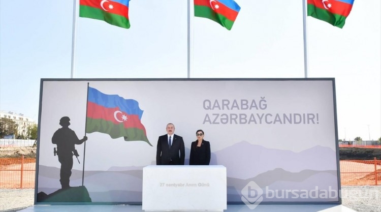 Azerbaycan'da 2. Karabağ Savaşı'nın yıl dönümünde şehitler anıldı