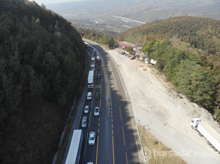 Bolu Dağı'nda trafik durma noktasına geldi