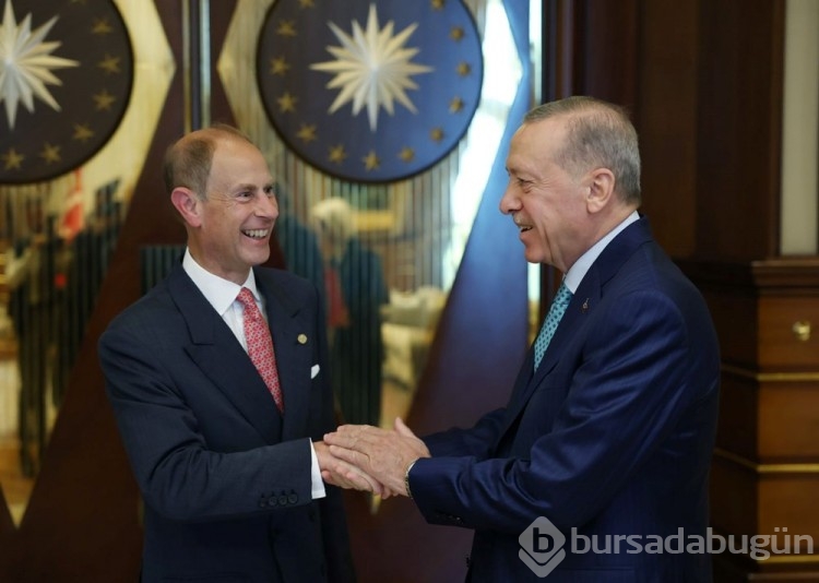 Cumhurbaşkanı Erdoğan, Prens Edward'ı kabul etti