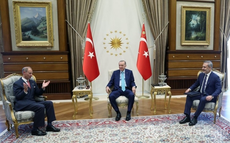Cumhurbaşkanı Erdoğan, Prens Edward'ı kabul etti