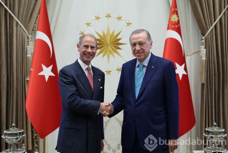 Cumhurbaşkanı Erdoğan, Prens Edward'ı kabul etti