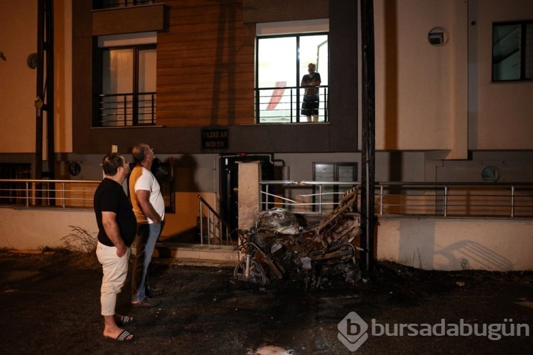 Beylikdüzü'nde doğalgaz tesisatında yangın