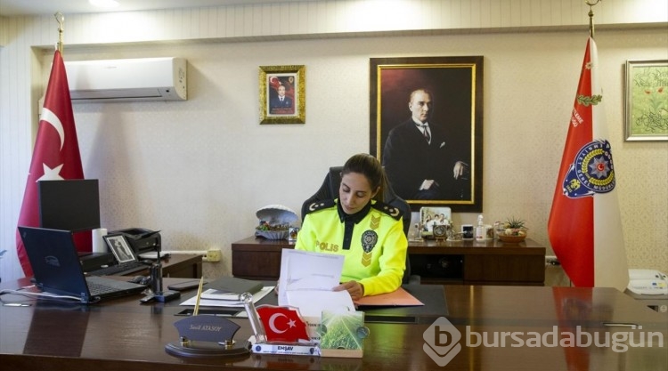 Başkentin trafiği, şehit polisin kızına emanet