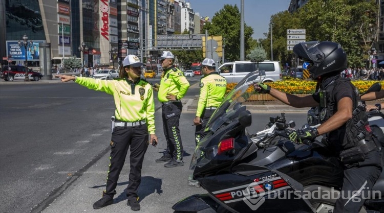Başkentin trafiği, şehit polisin kızına emanet