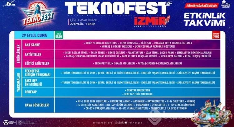 TEKNOFEST İzmir nerede, ne zamana kadar devam edecek?