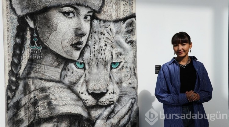 Halılarıyla ünlü olan Kazak ressam!