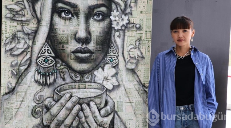 Halılarıyla ünlü olan Kazak ressam!