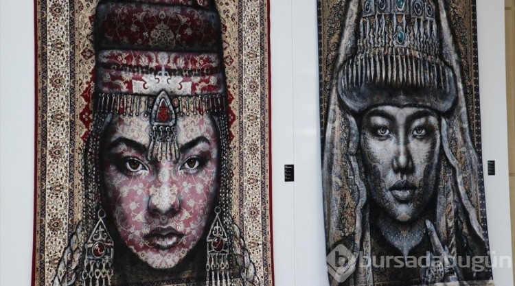 Halılarıyla ünlü olan Kazak ressam!
