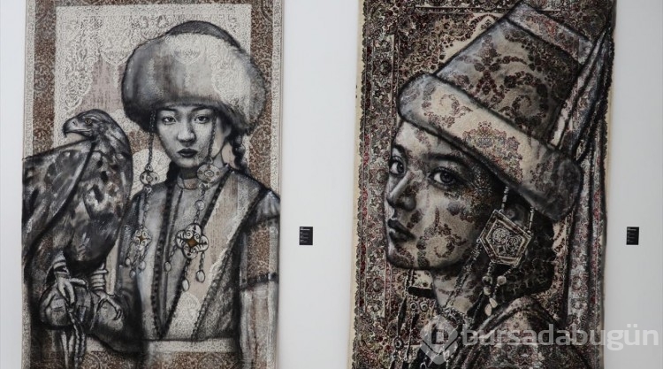 Halılarıyla ünlü olan Kazak ressam!