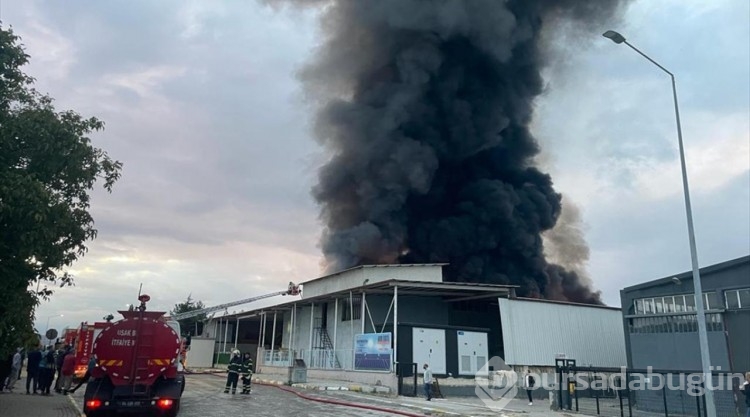 Uşak'ta tekstil fabrikasındaki yangın kontrol altına alındı