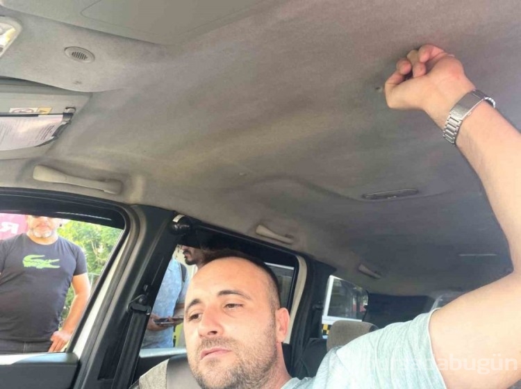 Antalya'da taksici korku dolu anlar yaşadı!
