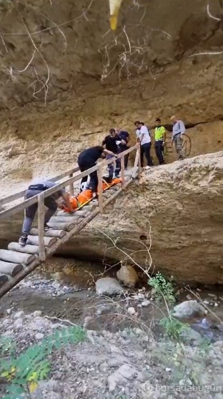 Eski Bursa İl Sağlık Müdürü Dr. Serdar tarihi kalenin dehlizine düştü!